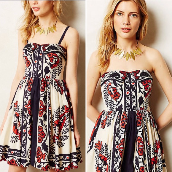 Anthro Baraschi Sweetwater Dress 